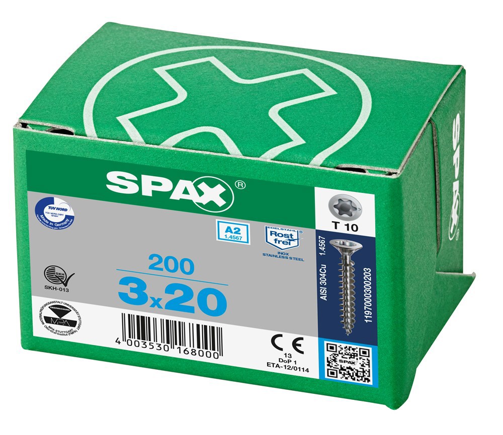 spaanplaatschroef rvs a2 spax-6