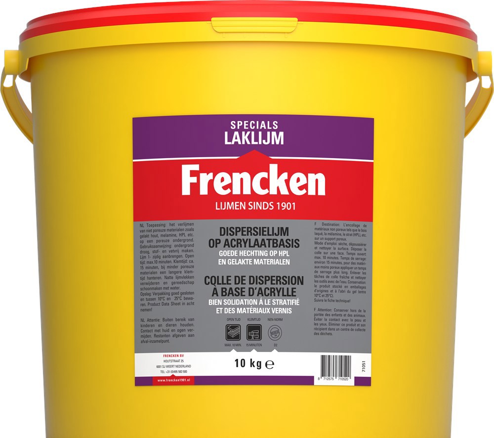 laklijm transparant frencken