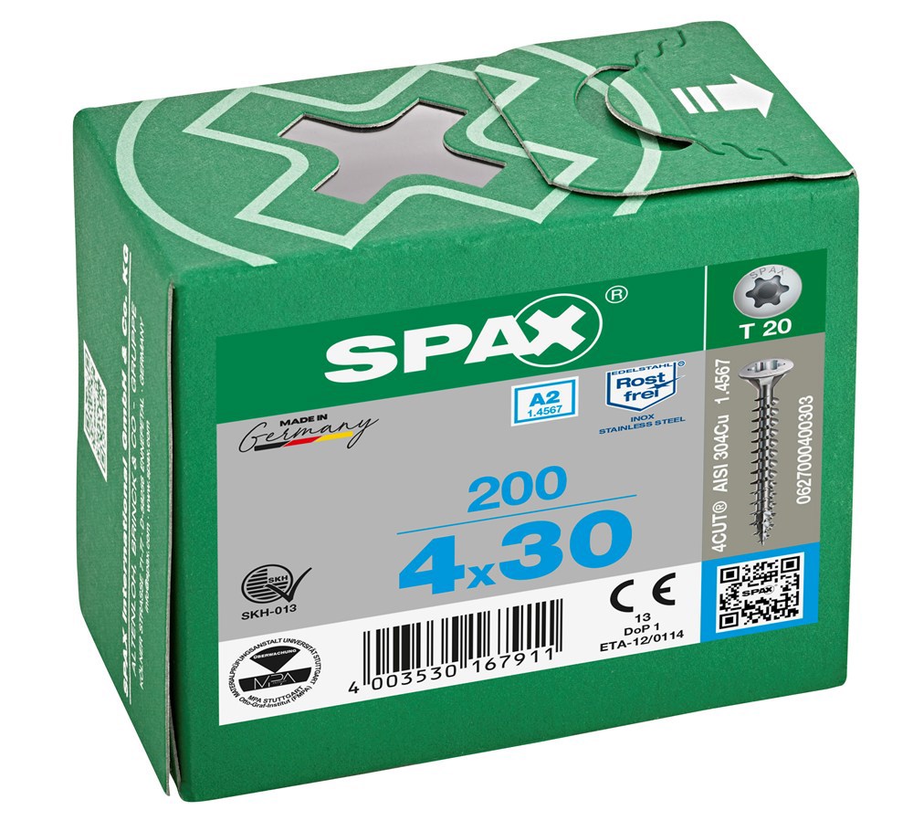 spaanplaatschroef rvs a2 spax-5