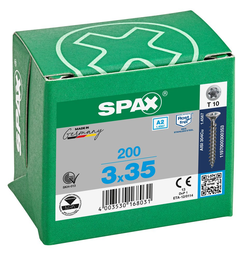 spaanplaatschroef rvs a2 spax-5