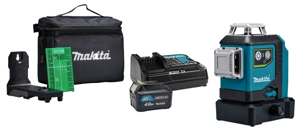 accu kruislijnlaser groen makita
