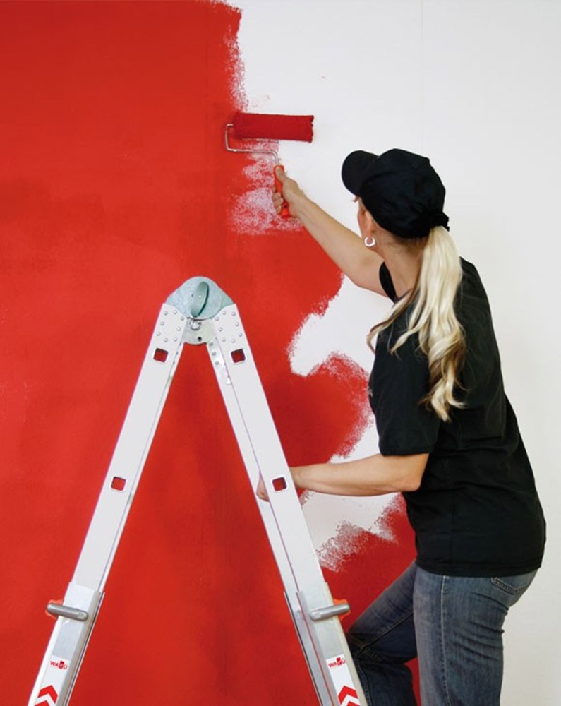 vouwladder telescoop alu.ongecoat waku-8
