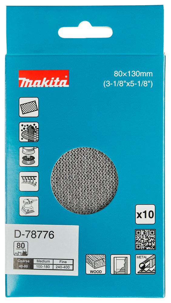 schuurstrook rood velcro makita-6