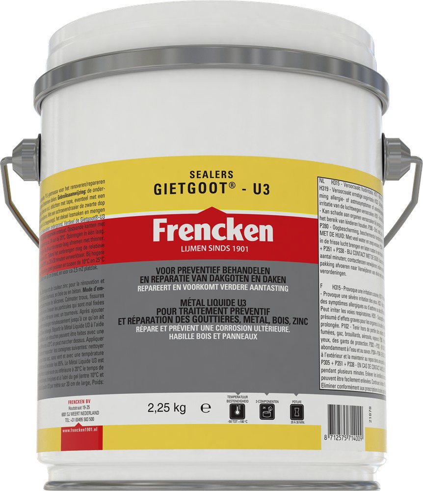 vloeibaar zink gietgoot frencken