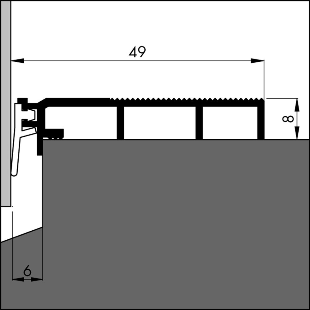 slijtdorpelstrip aluminium ellen met lip-4