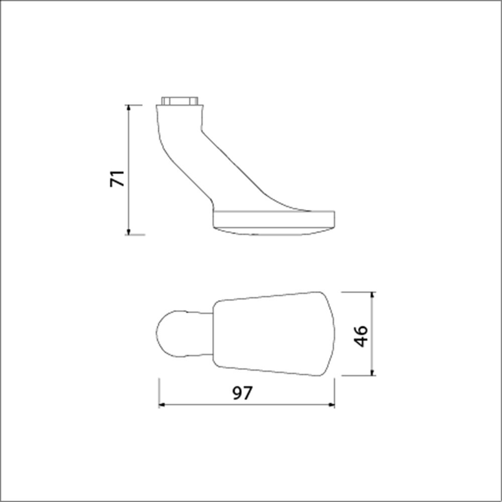 voordeurknop aluminium f1 ami-3