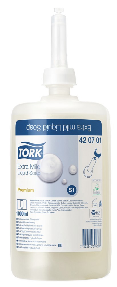 vloeibare zeep extra mild tork