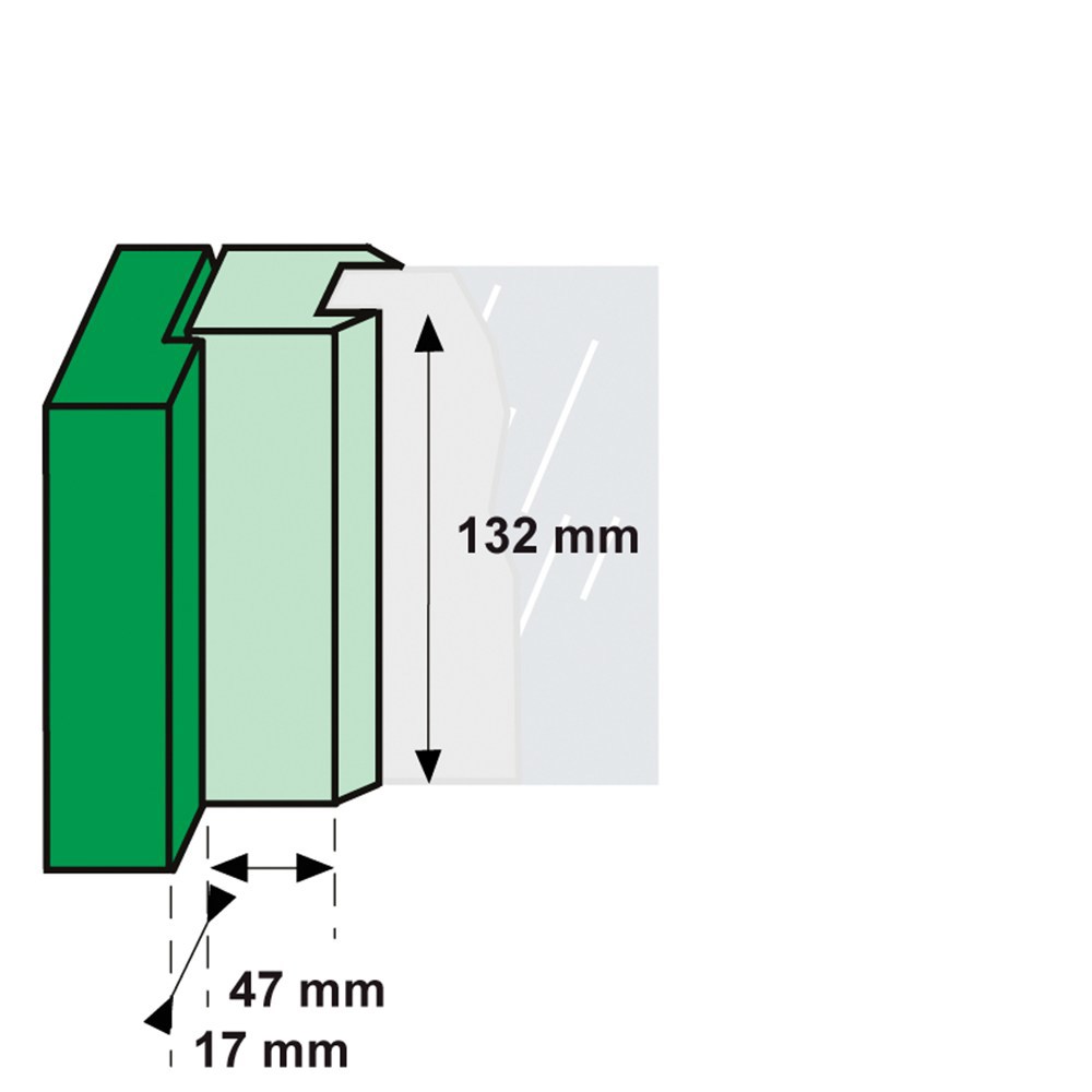 sluitkom smal opbouw zamac axa-3