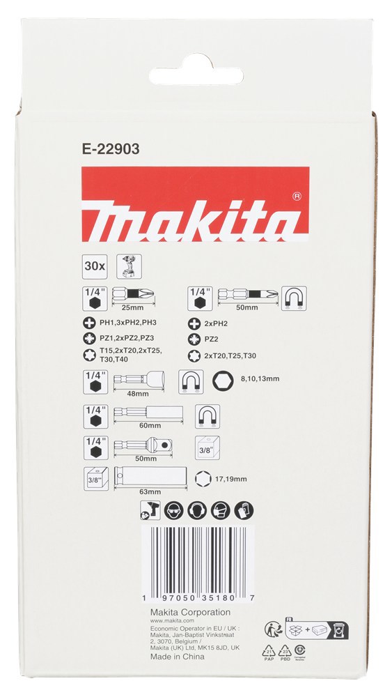 slagschroefbitset makita-13