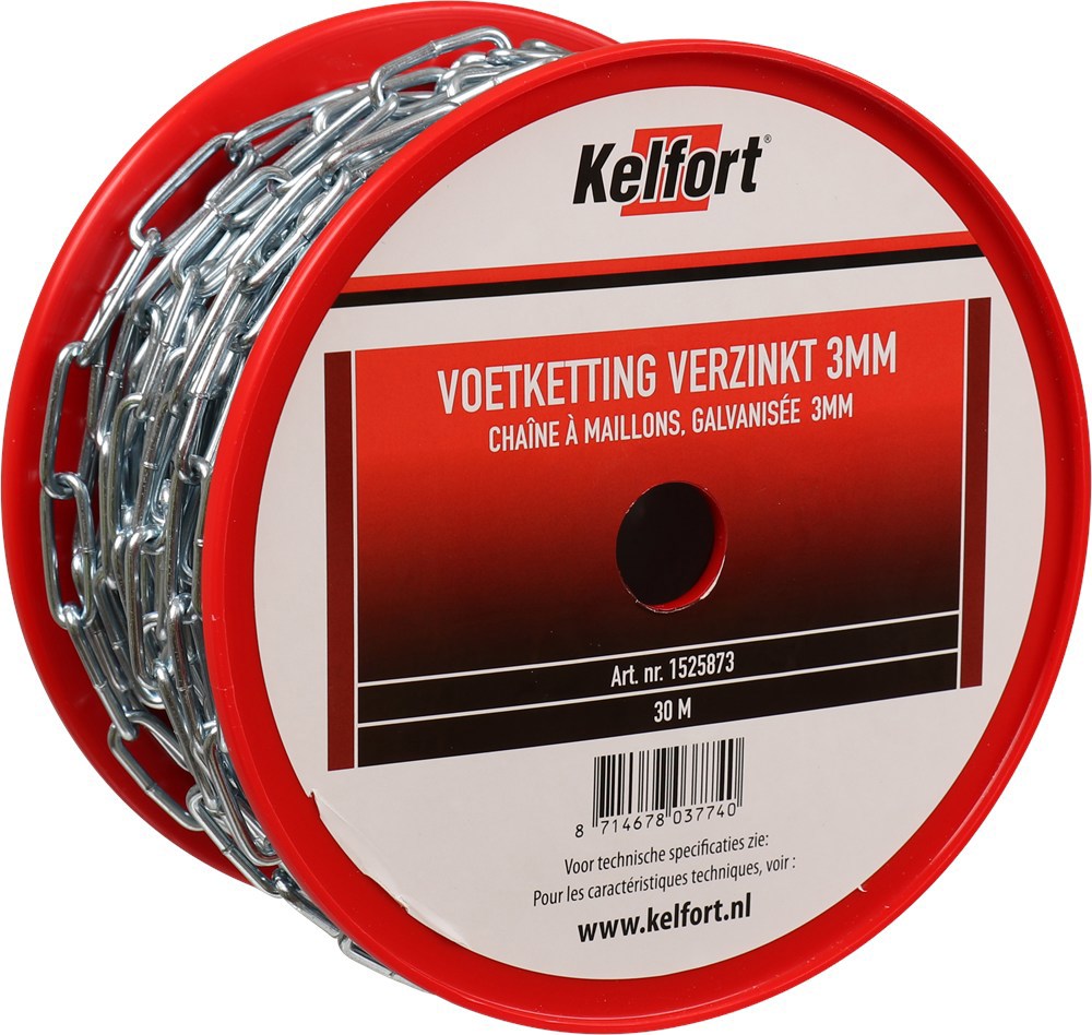 voetketting verzinkt kelfort