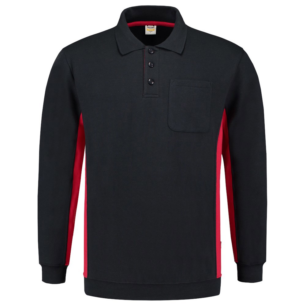 polosweater bicolor borstzak tricorp-4