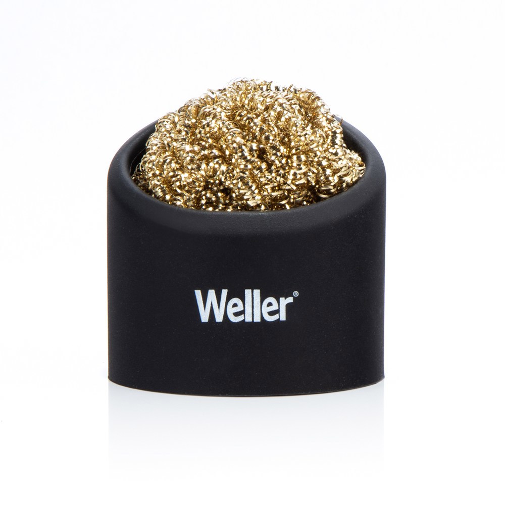 messingwol met houder weller-3