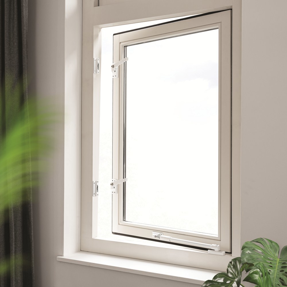 raamsluiting aluminium wit axa-6