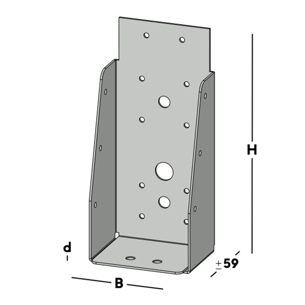 balkdrager gbs zonder lip sv-3