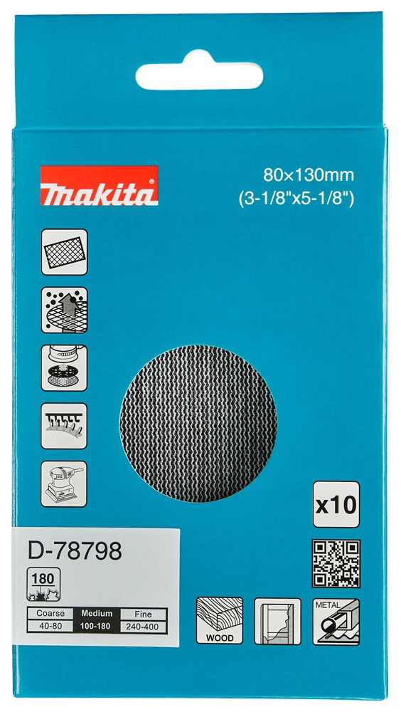schuurstrook rood velcro makita-6