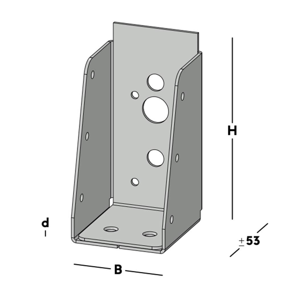 balkdrager gbs zonder lip sv-3