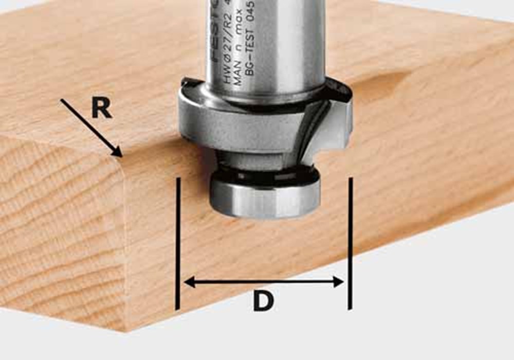 afrondfrees hardmetaal festool