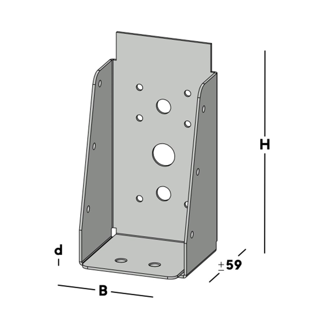 balkdrager gbs zonder lip sv-3