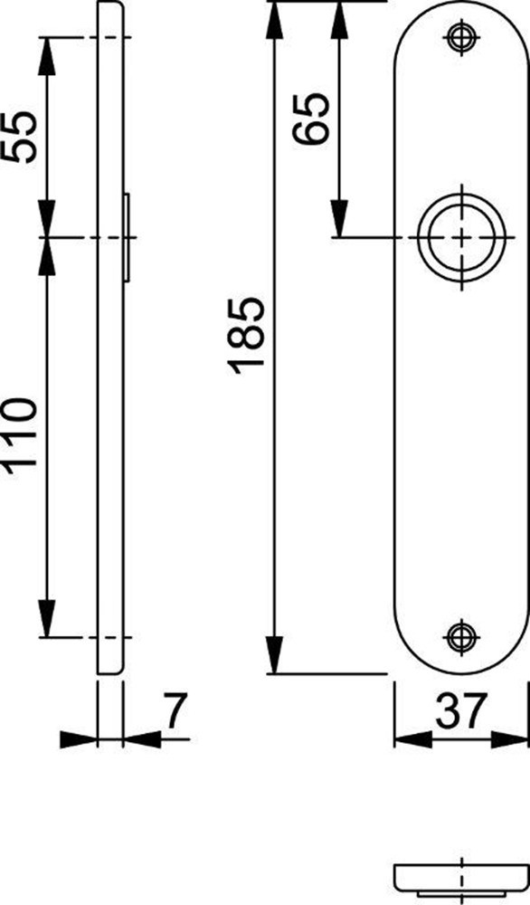 kortschild aluminium f1 hoppe-3