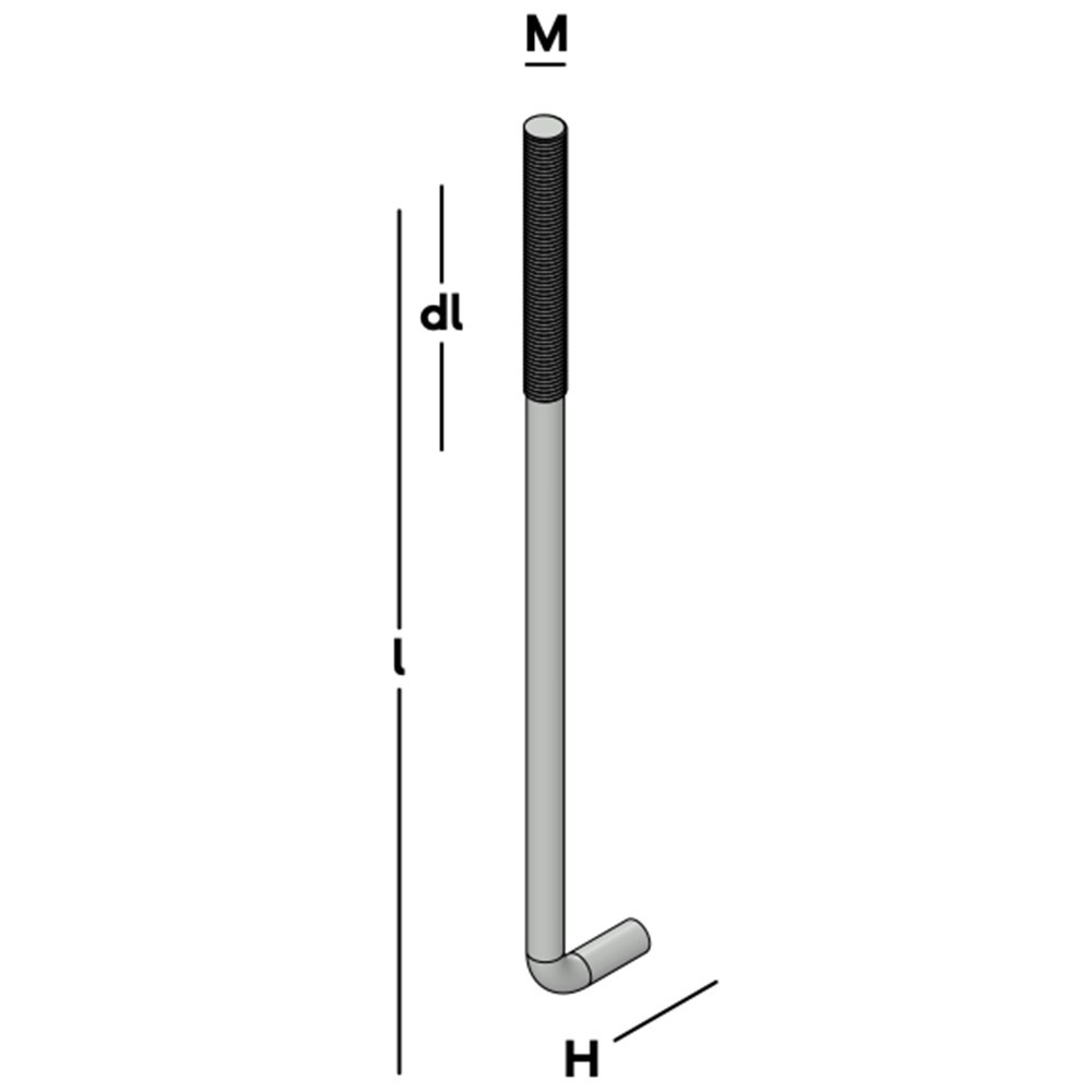 muurplaatanker met haak elvz-4