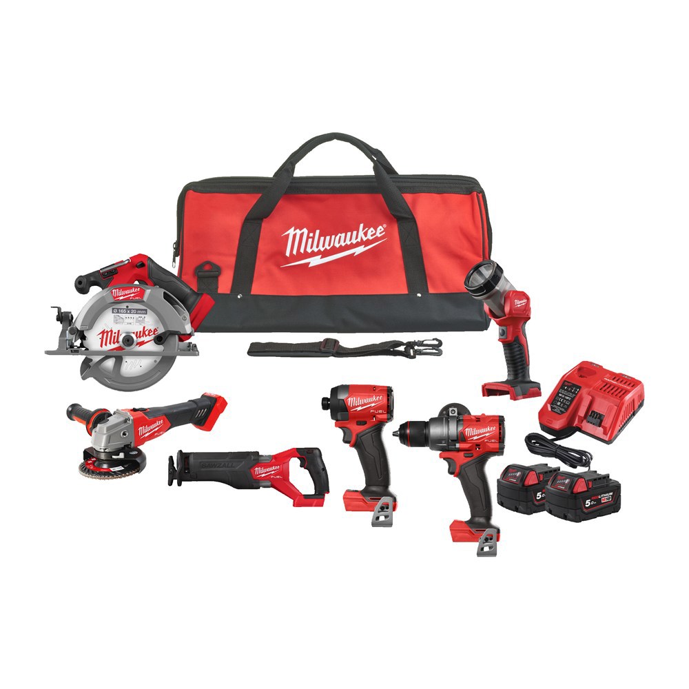 accu combiset milwaukee 5.0Ah/18.0V
