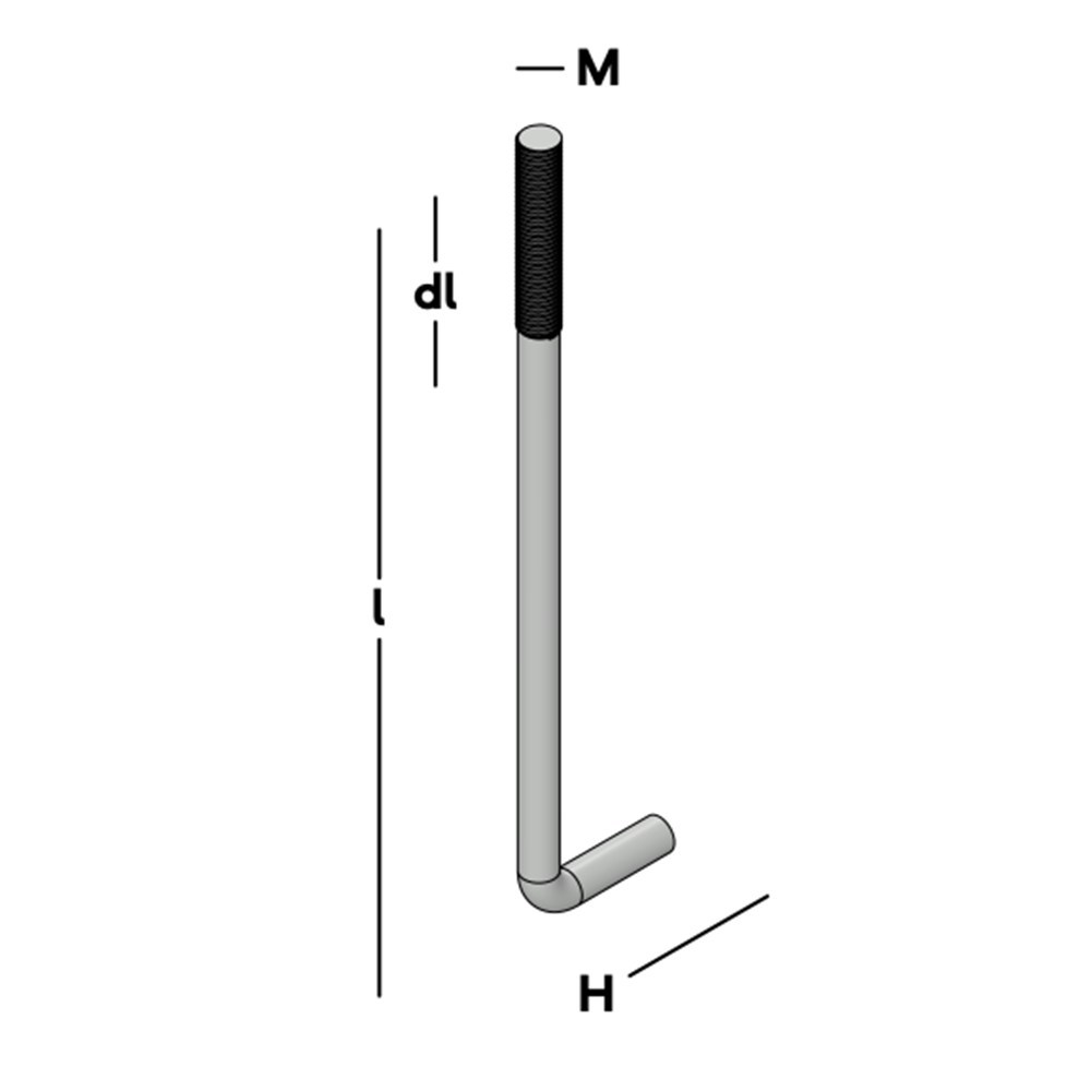 muurplaatanker met haak elvz-3