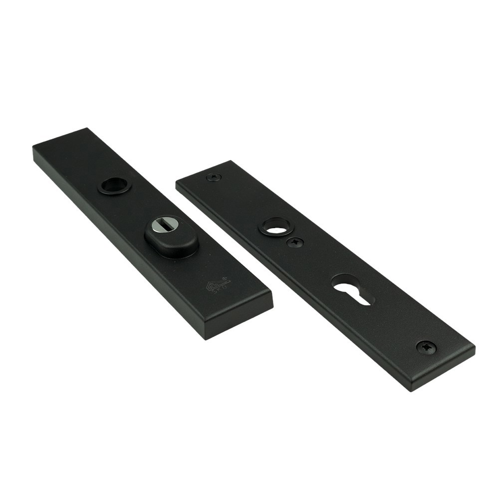 veiligheidslangschild alu matzwart oxloc