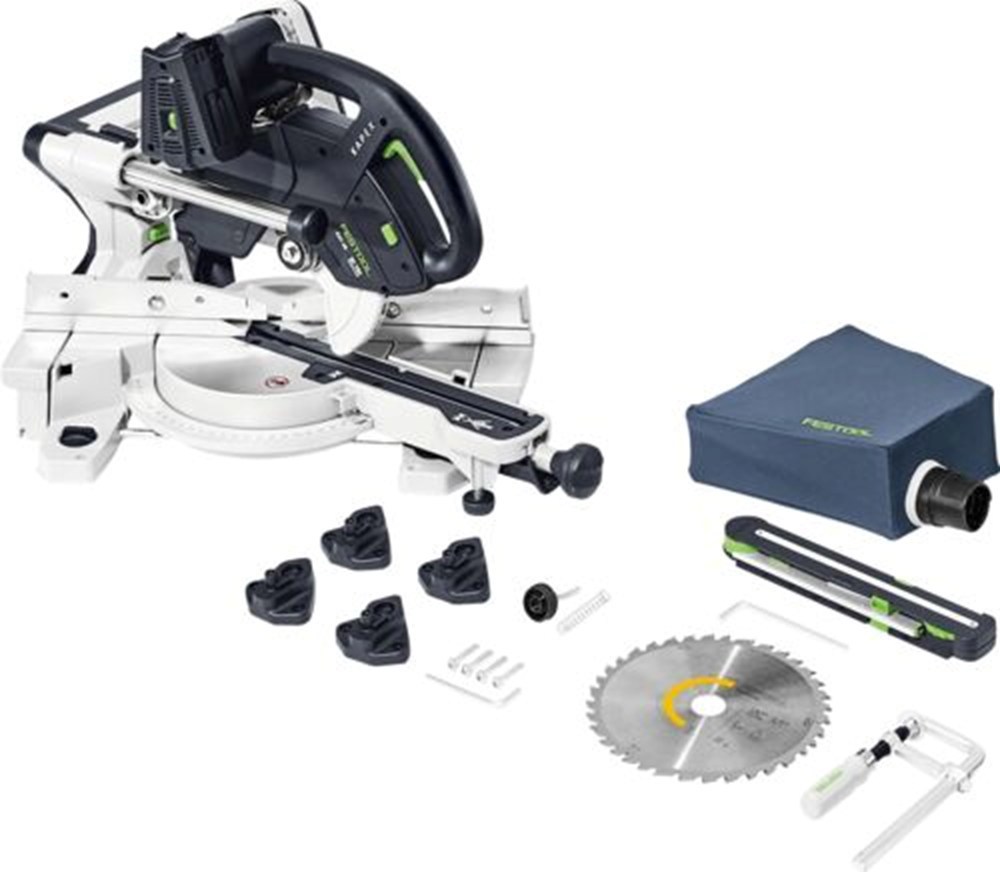 accu radiaal afkortzaagmachine festool