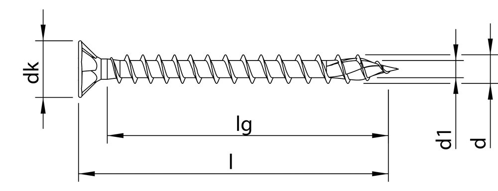 spaanplaatschroef verzinkt heco-3