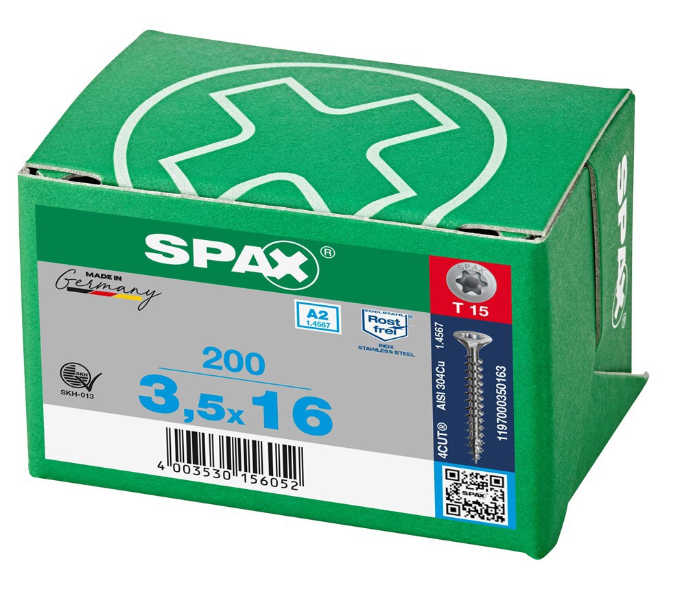 spaanplaatschroef rvs a2 spax-6