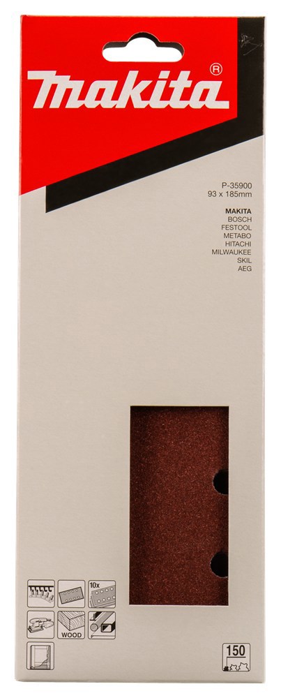 schuurstrook red velcro makita-3