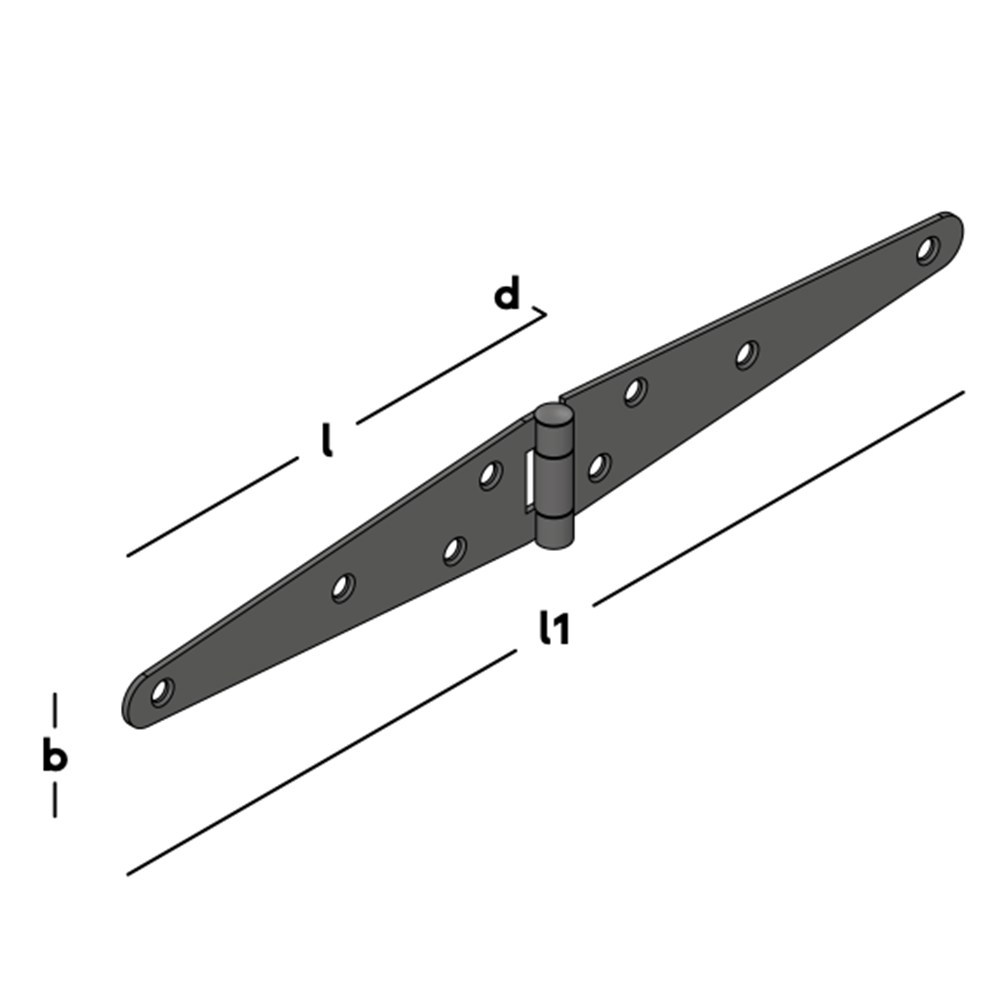 staartheng zwart epz-3