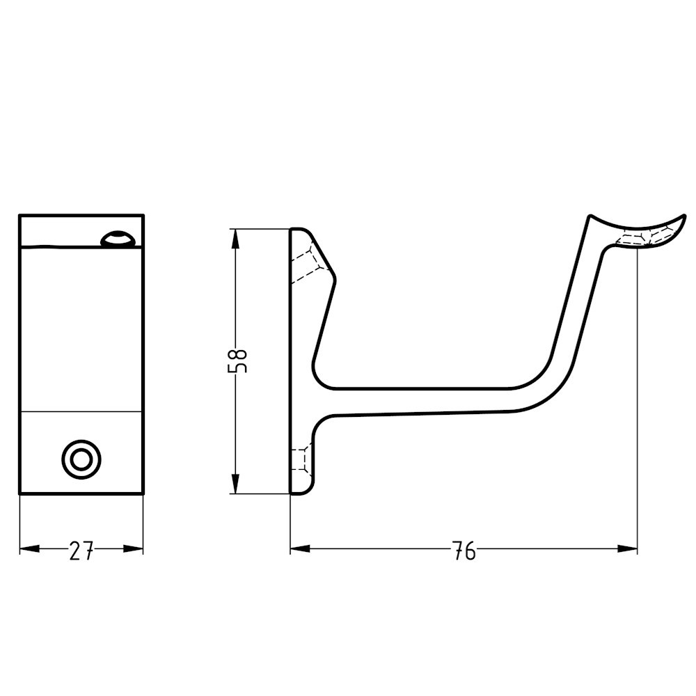 leuninghouder aluminium f1 hermeta-3