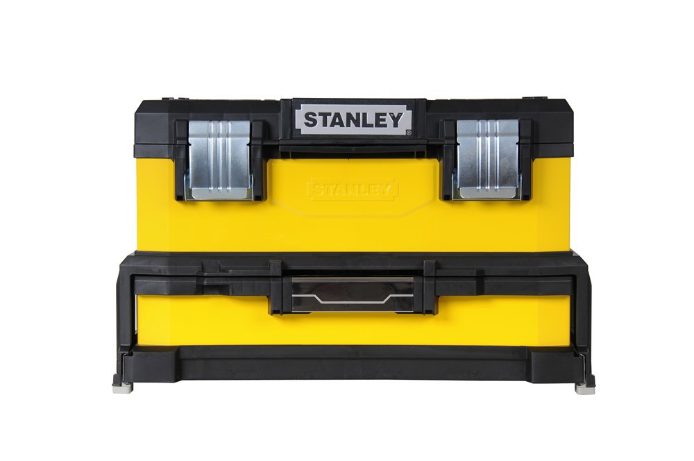 gereedschapskist geel/zwart stanley