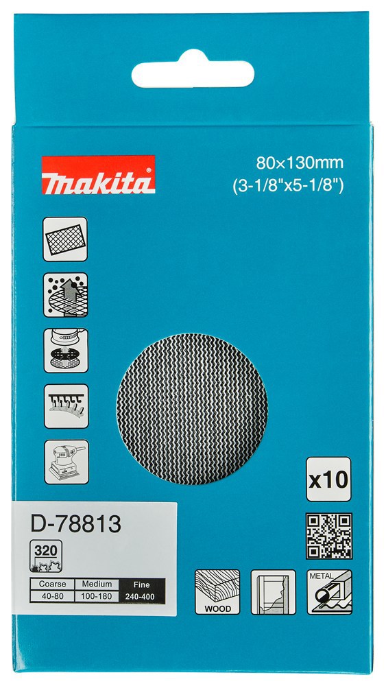 schuurstrook rood velcro makita-6