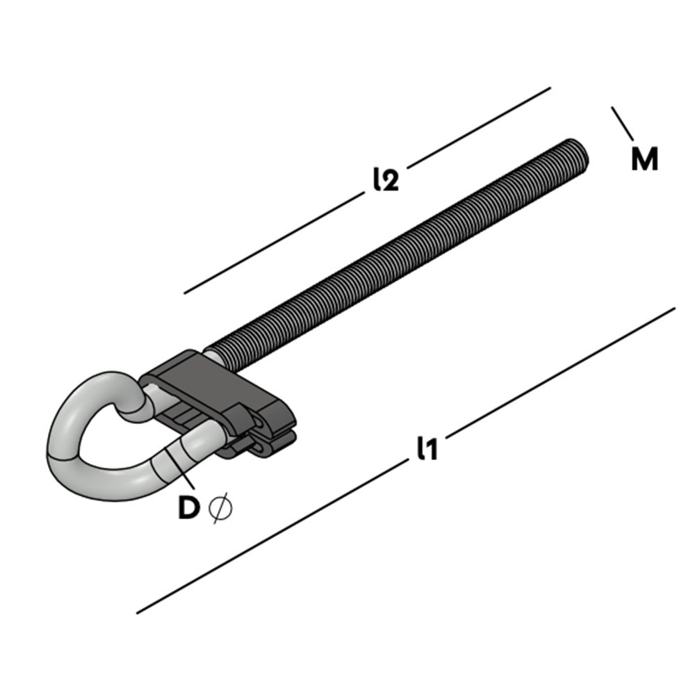 veiligheidschommelhaak metrisch elvz-4