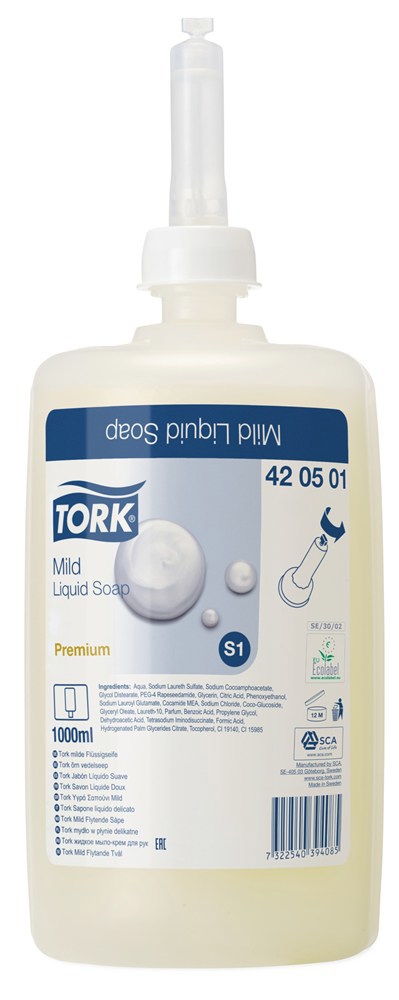 vloeibare zeep mild tork
