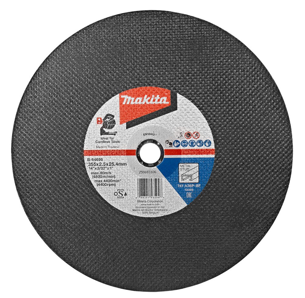 doorslijpschijfset metal-stud makita