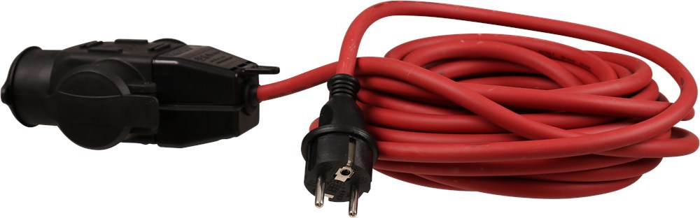 verdeelblok rubber 3-voudig met kabel-3