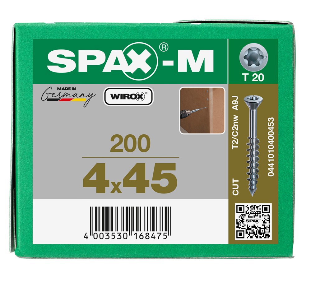 mdf plaatschroef wirox spax-m-7