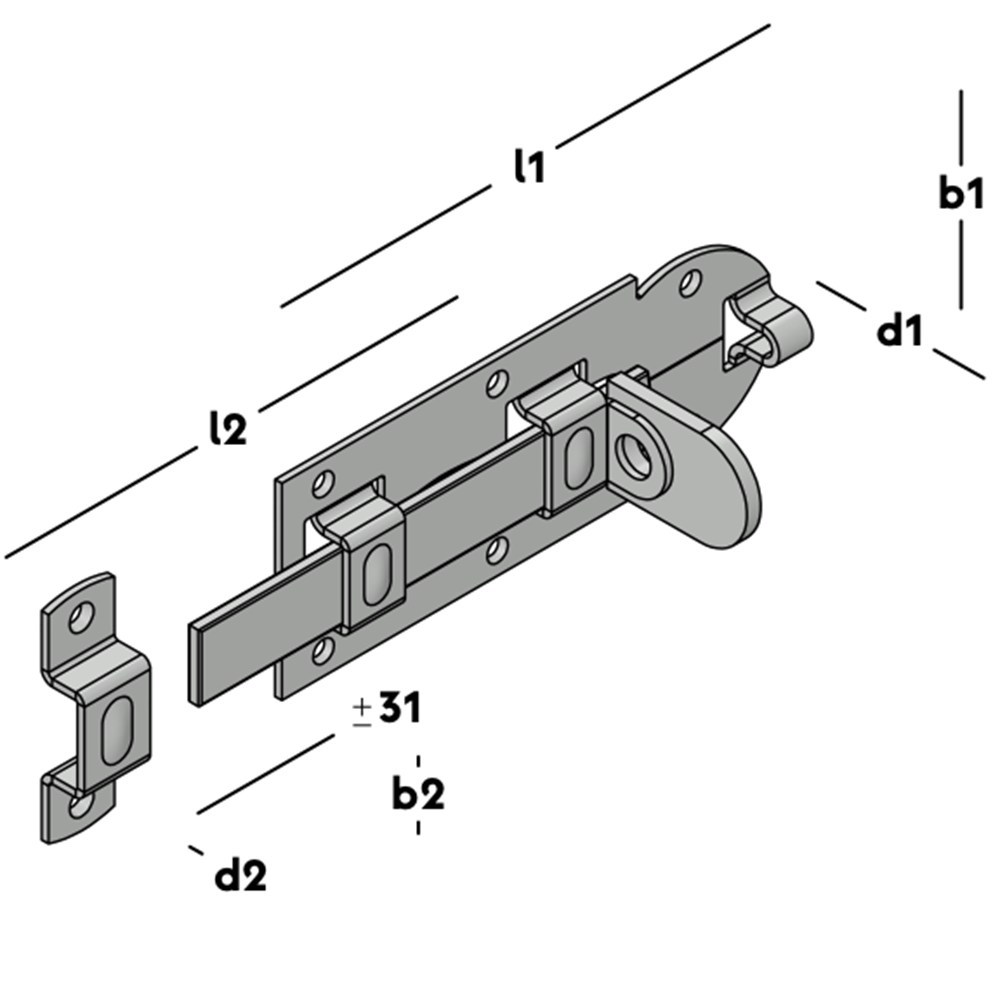 hangslotschuif vlak elvz-3