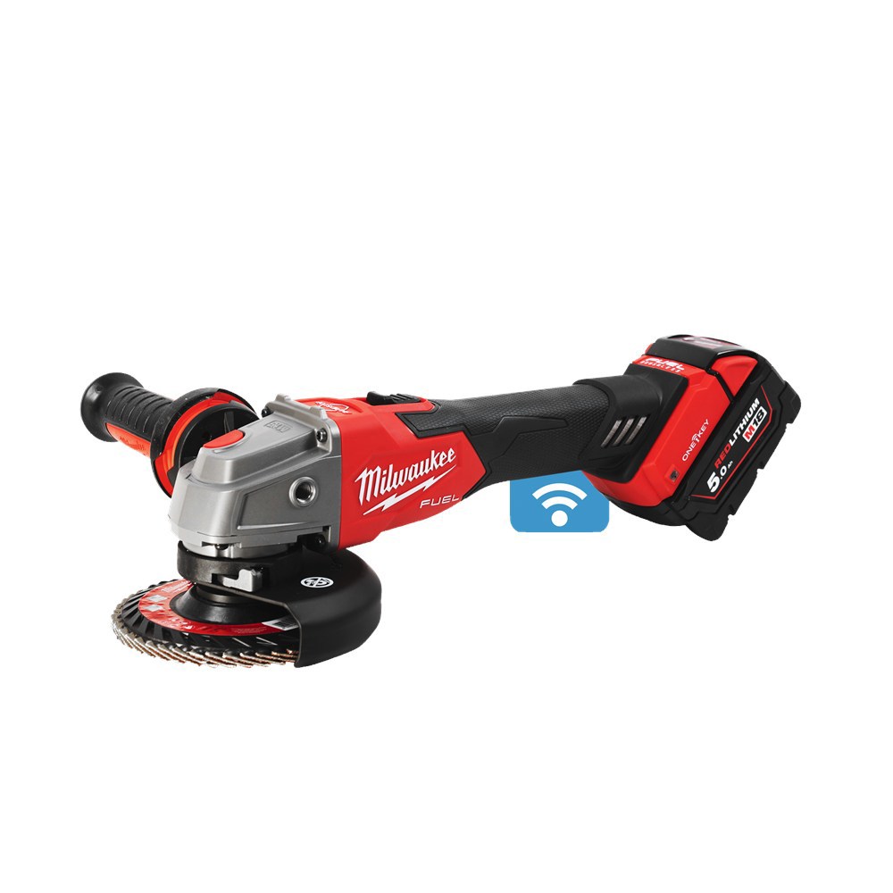 accu haakse slijper milwaukee 125mm