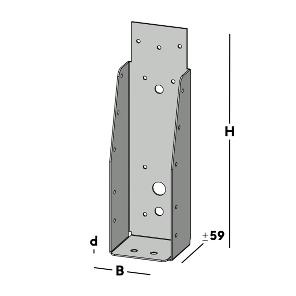 balkdrager gbs zonder lip sv-3