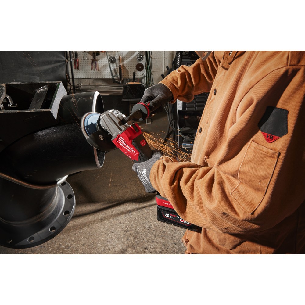 accu haakse slijper milwaukee 125mm-22