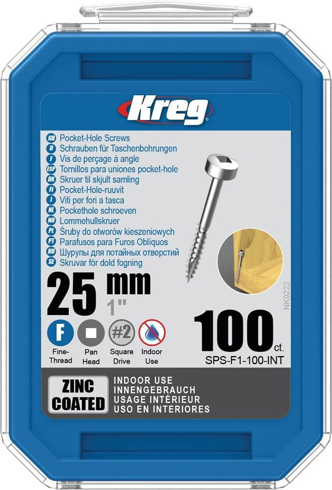 pockethole schroef verzinkt kreg