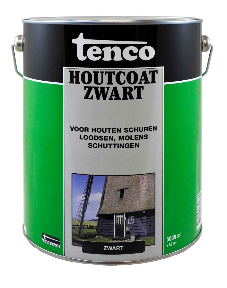 houtcoat zwart tenco