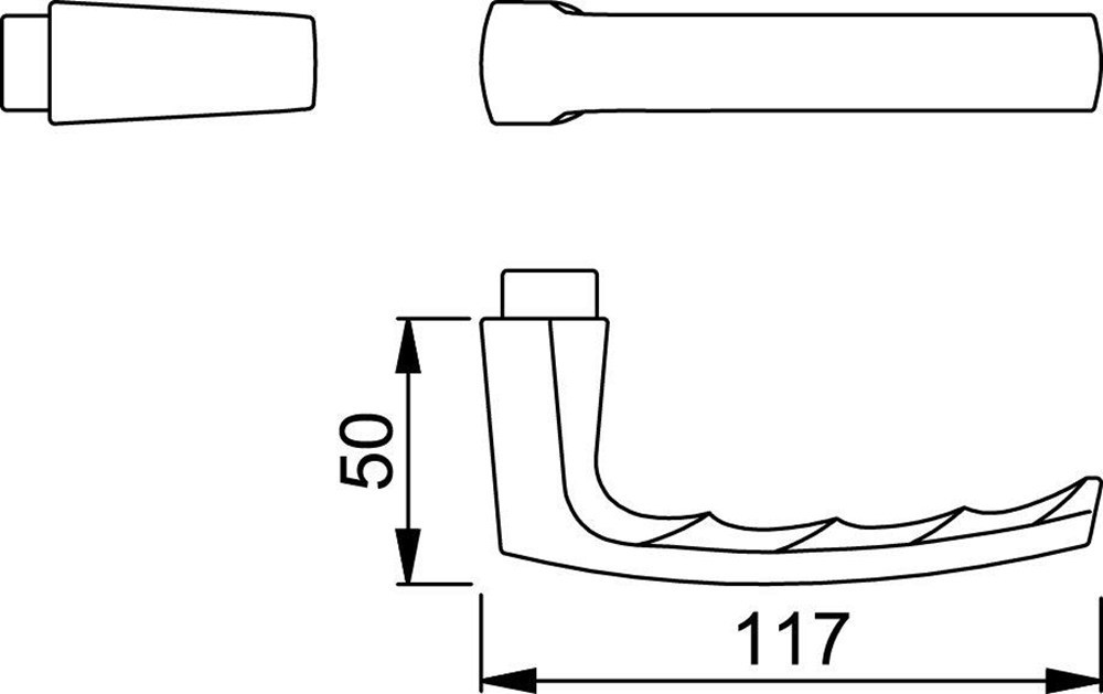deurkruk aluminium f1 hoppe-3