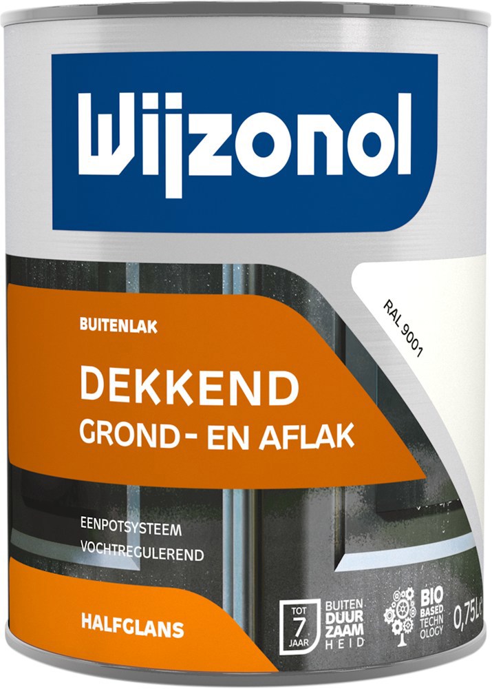 buitenverf halfglans crème wit