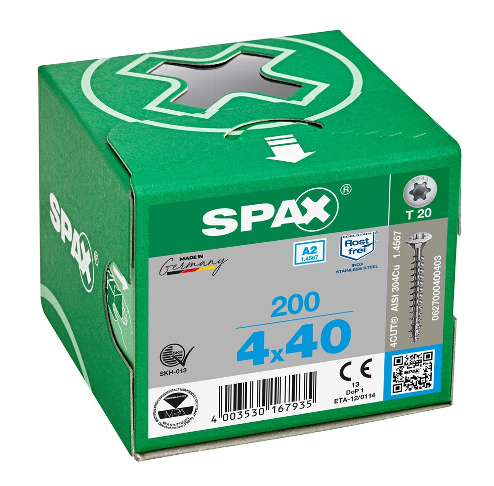spaanplaatschroef rvs a2 spax-5