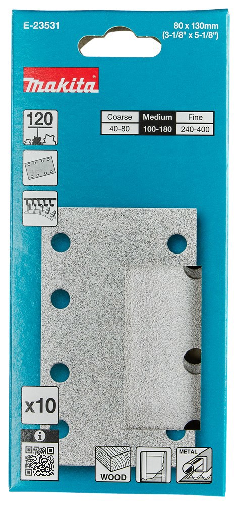 schuurstrook wit velcro makita-7